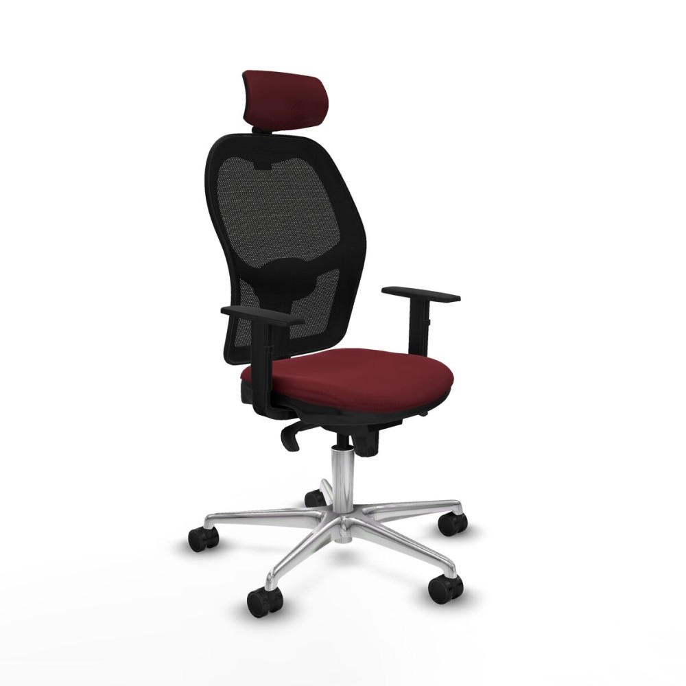 Office Chair with Headrest Jorquera Piqueras y Crespo 1D086N2 Maroon