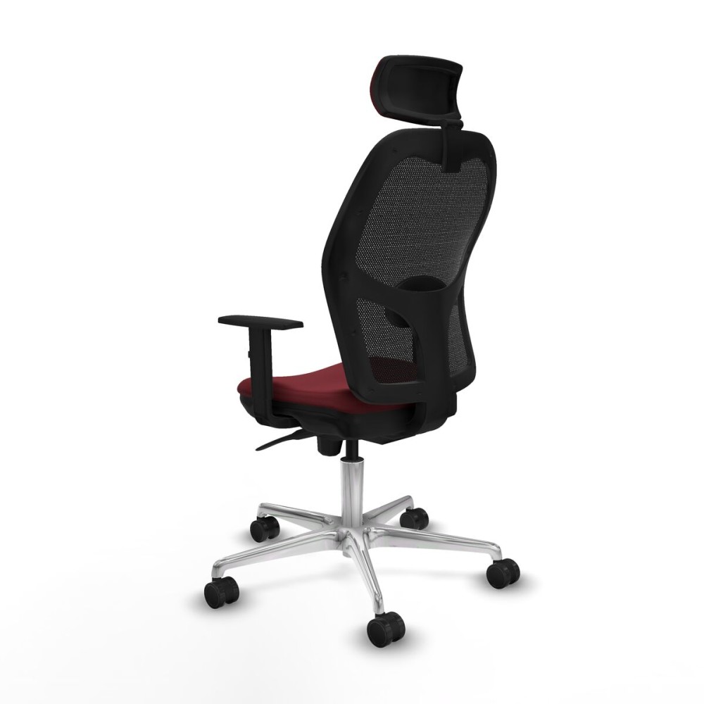 Office Chair with Headrest Jorquera Piqueras y Crespo 1D086N2 Maroon