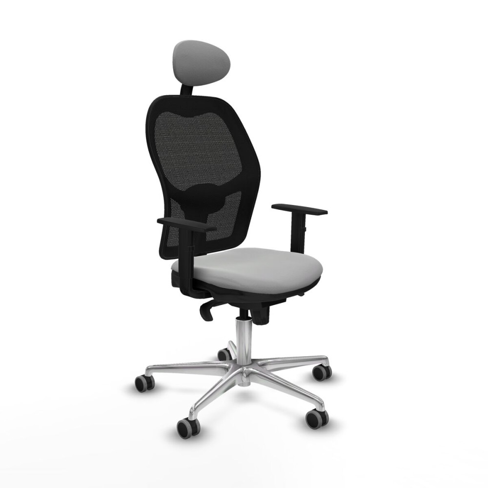 Office Chair with Headrest Jorquera Piqueras y Crespo 1D086G1 Light grey