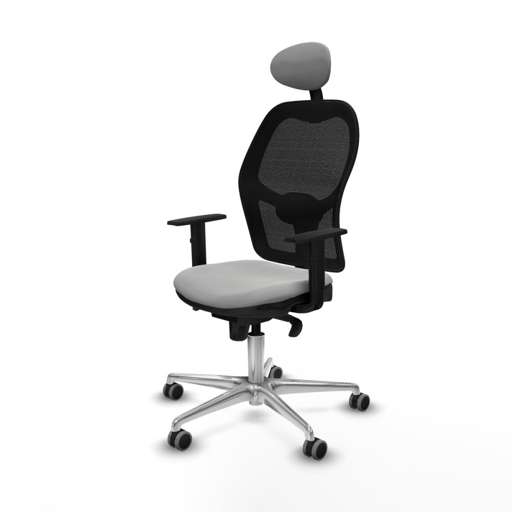 Office Chair with Headrest Jorquera Piqueras y Crespo 1D086G1 Light grey