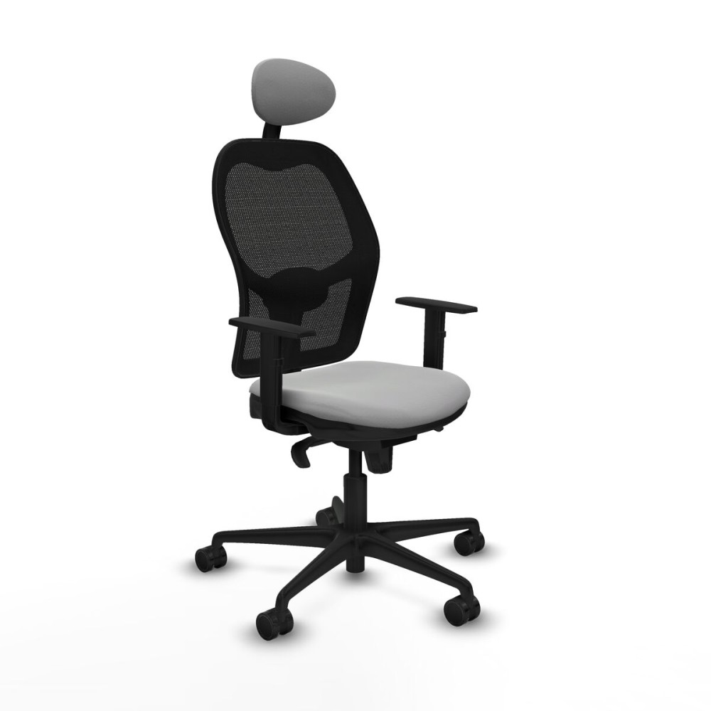 Office Chair with Headrest Jorquera Piqueras y Crespo 1D036N1 Light grey