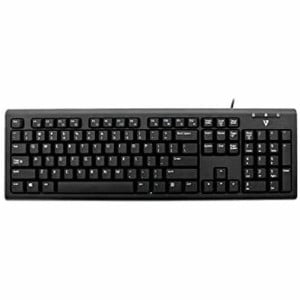 Clavier V7 KU200GS-DE Noir Allemand QWERTZ