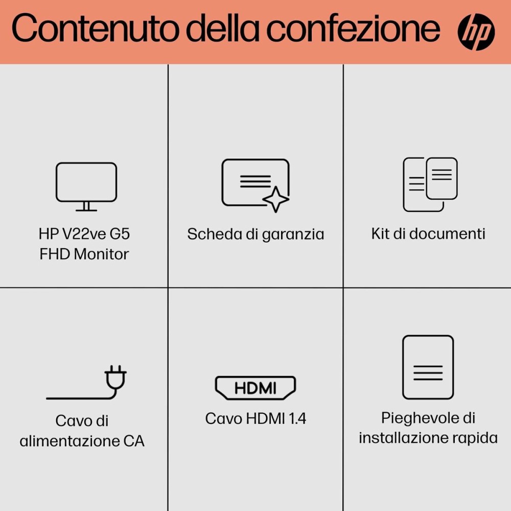 Monitor HP V22ve G5 Full HD 21,45"