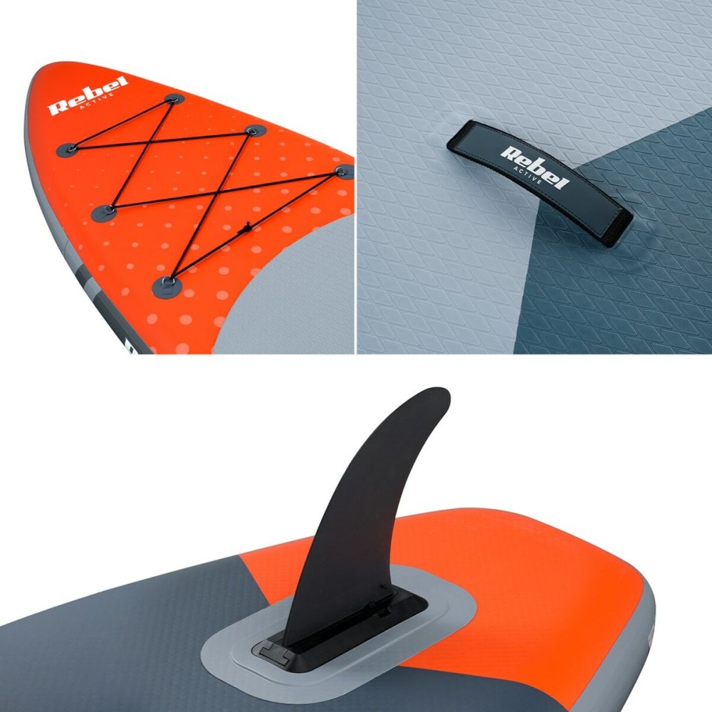 Inflatable Paddle Surf Board with Accessories Rebel RBA-4500-OR