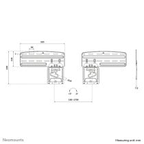 TV Halterung Neomounts WL30-265BL1 43" 60 Kg