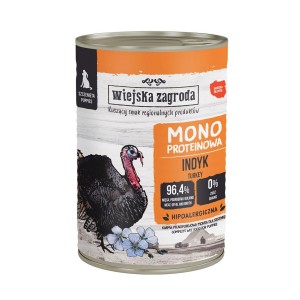 Alimentation humide WIEJSKA ZAGRODA Dinde 400 g