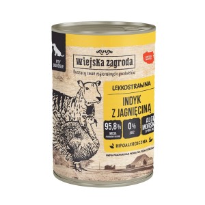 Alimentation humide WIEJSKA ZAGRODA Dinde 400 g