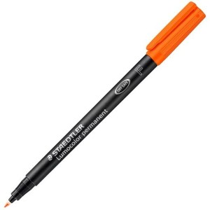 Dauermarker Staedtler 318-4 Orange 0,6 mm 10 Stücke (10 Stück)