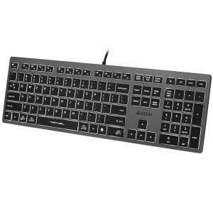 Clavier A4 Tech A4TKLA47125 Blanc Noir Gris QWERTY