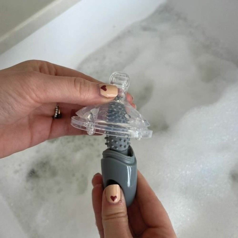 Brosse de Nettoyage Biberon et Tétine Nûby Poignée ergonomique