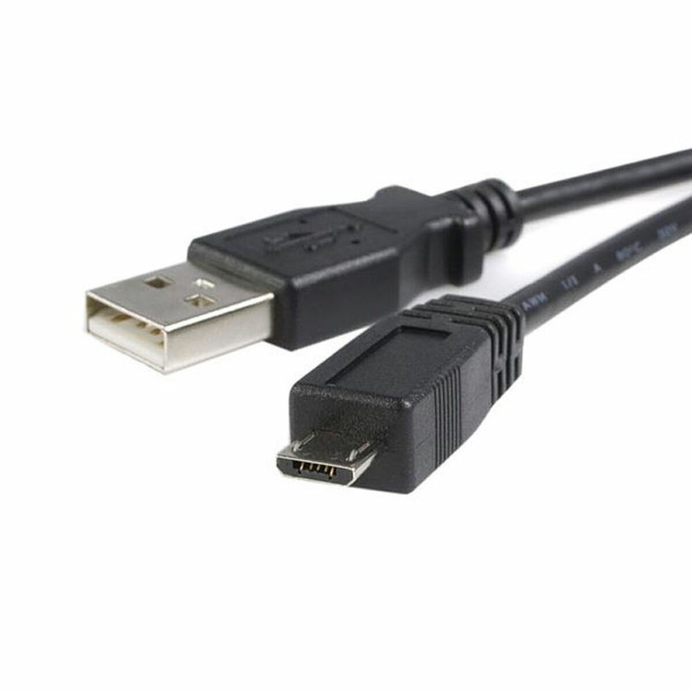Câble Micro USB Startech UUSBHAUB3M USB A Micro USB B Noir