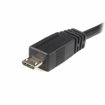Câble Micro USB Startech UUSBHAUB3M USB A Micro USB B Noir