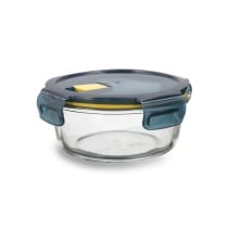 Lunchbox hermetisch Quid Astral 620 ml 16 x 16 x 7 cm Blau Glas