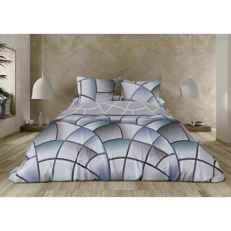 Housse de Couette Pierre Cardin Lucas Gris 144 Fils 180 x 230 cm