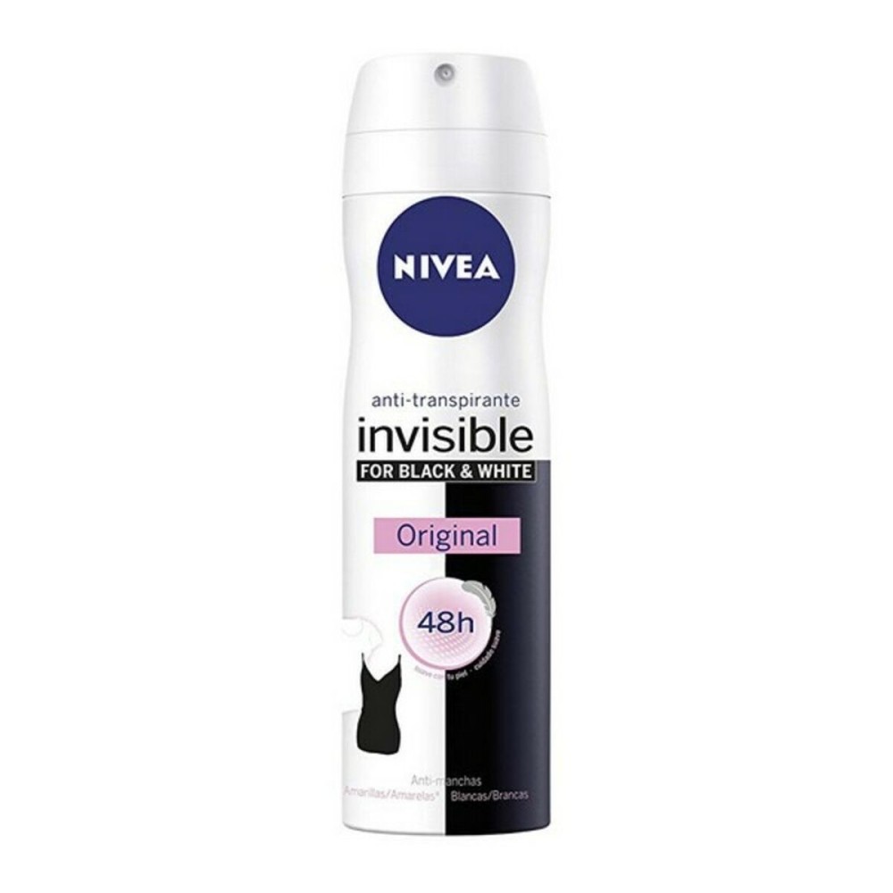 Deospray Black & White Invisible Nivea (200 ml)