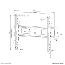 TV Halterung Neomounts WL35-750BL18 43"