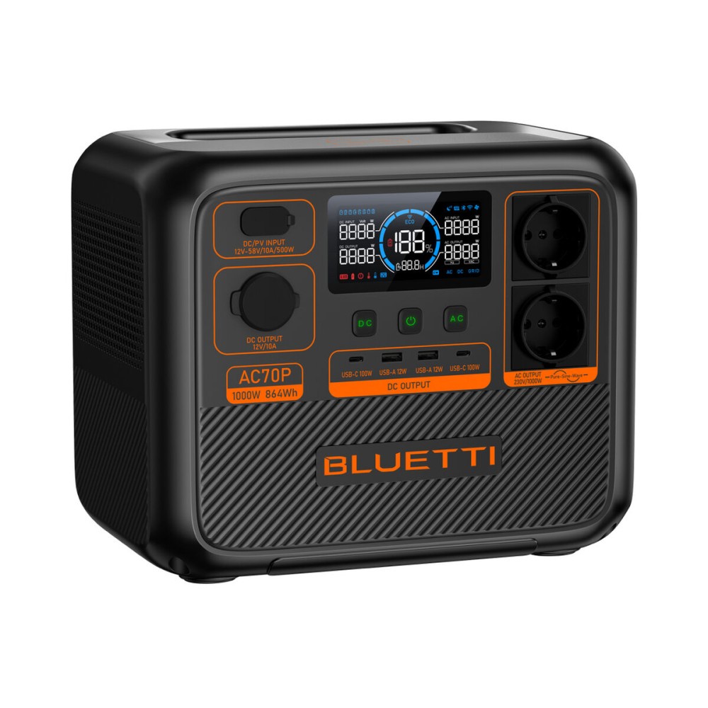 Tragbares Kraftwerk Bluetti P-AC70P-EU-GY-BL-010