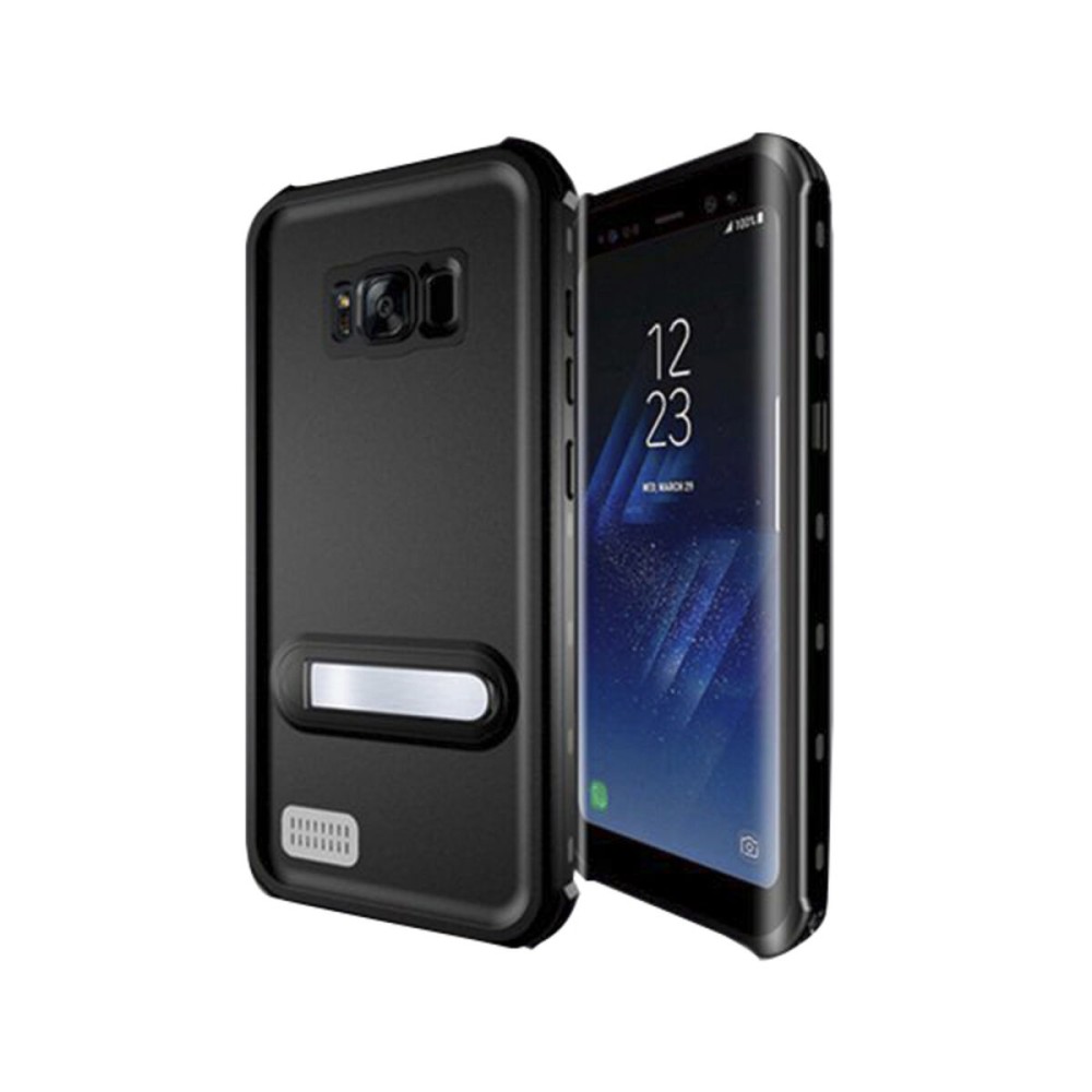 Étui étanche Samsung Galaxy S8 KSIX Aqua Case Noir Transparent