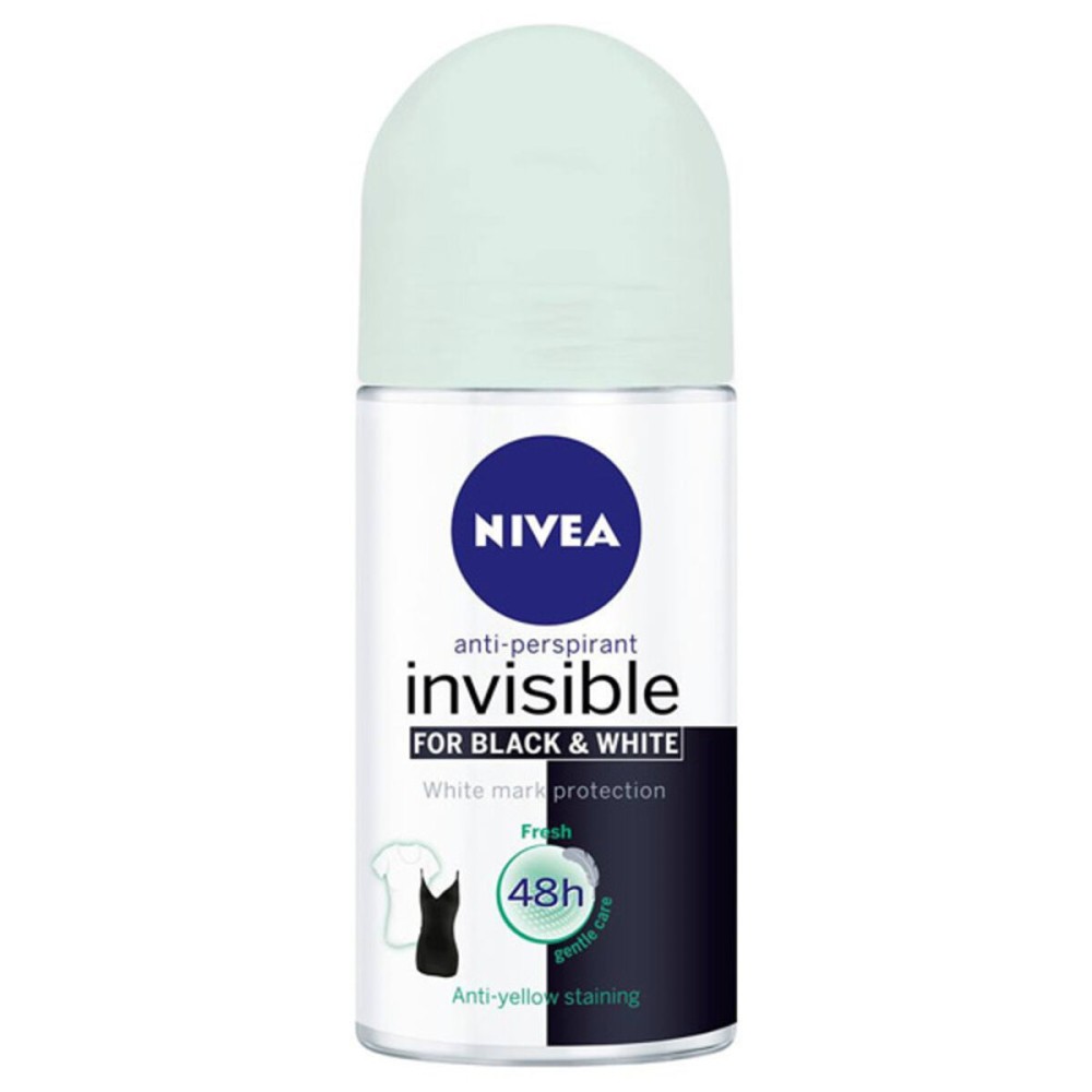 Déodorant Roll-On Black & White Invisible Fresh Nivea 82234 (50 ml) (50 ml)