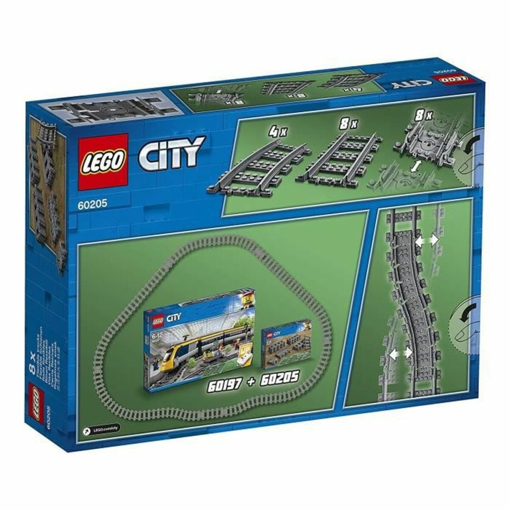 Playset Lego City 60205 Rail Pack 20 Pieces 