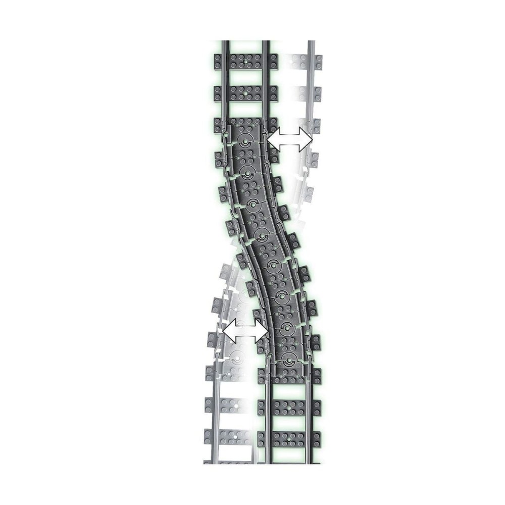 Playset Lego City 60205 Rail Pack 20 Pieces 