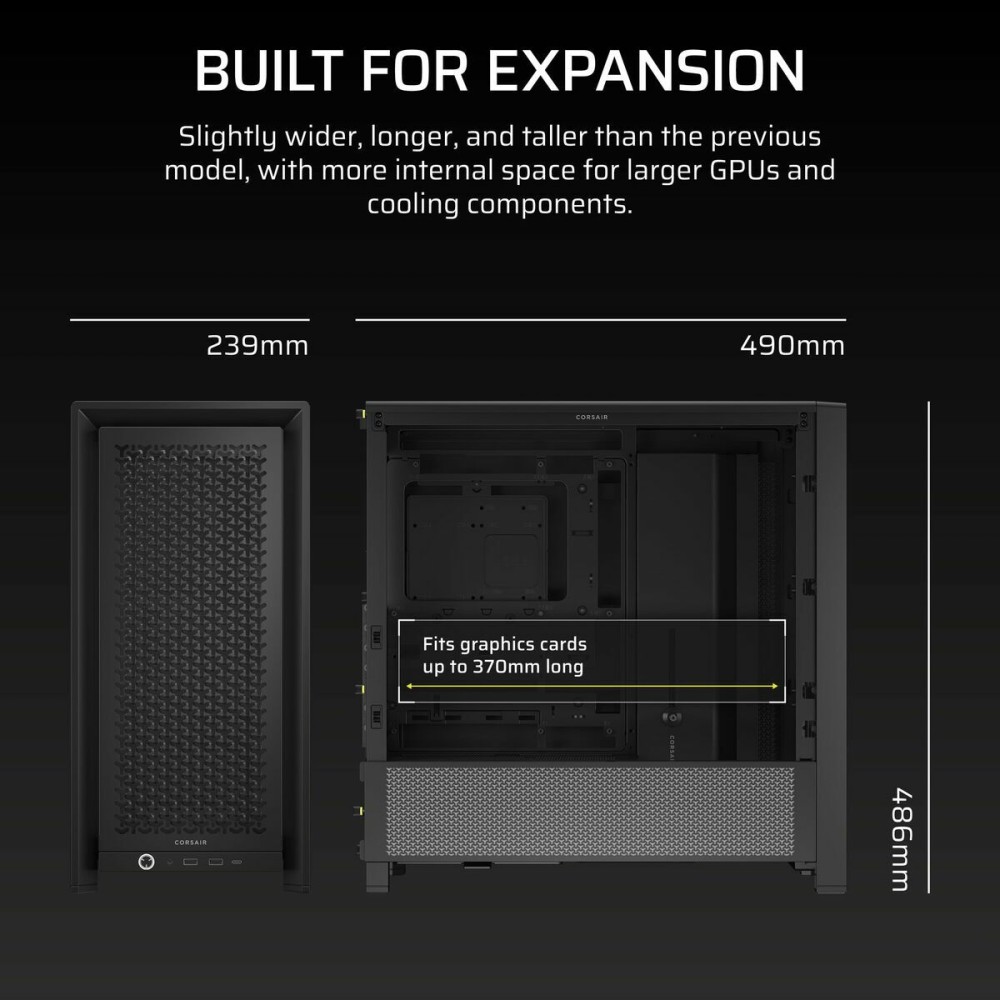 Boîtier ATX semi-tour Corsair Noir