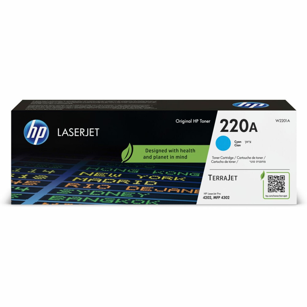 Cartouche d'encre originale HP W2201A Bleu