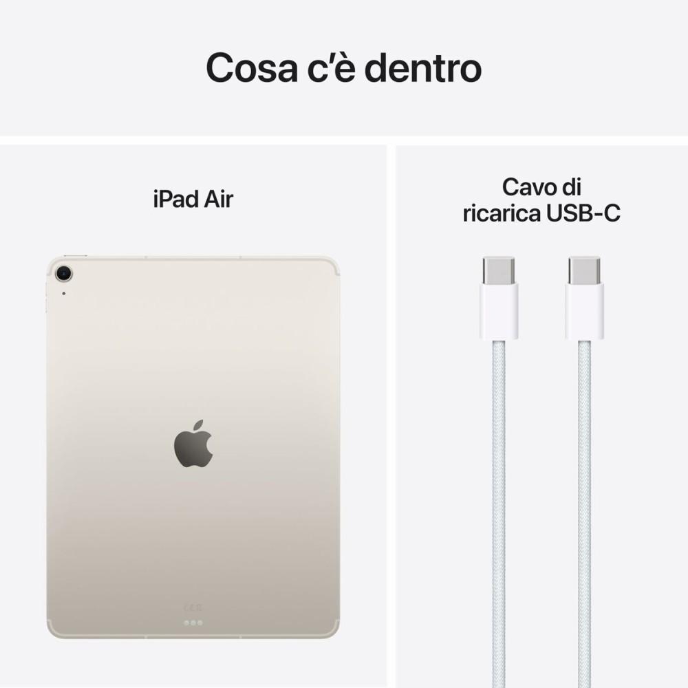 Tablet Apple iPad Air 7th 13" 8 GB RAM Weiß M3 512 GB