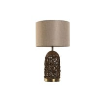 Tischlampe Home ESPRIT Braun Beige Gold 50 W 220 V 33 x 33 x 56 cm