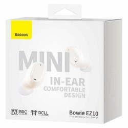 Headphones with Microphone Baseus White