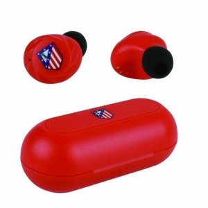 Wireless Earphones with Charging Case Atlético Madrid 4906036 Red