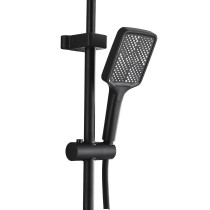 Shower Column Fontastock Black Stainless steel ABS Plastic