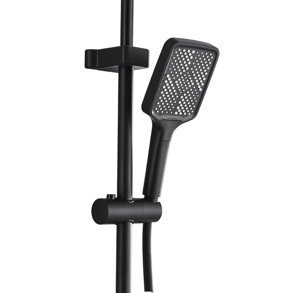 Shower Column Fontastock Black Stainless steel ABS Plastic
