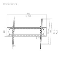 TV Mount TM Electron 60"-120" 120 kg