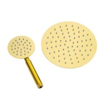 Dusche Säule Fontastock Schwarz Gold Edelstahl ABS Verchromt