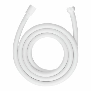Tuyau de douche Wenko design Blanc Plastique 1/2" 175 cm