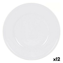 Assiette plate Inde Olympia Blanc Porcelaine Ø 31 cm (12 Unités) (ø 31 cm)