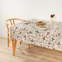 Nappe enduite antitache Belum Christmas Rouge Vert Naturel 250 x 150 cm