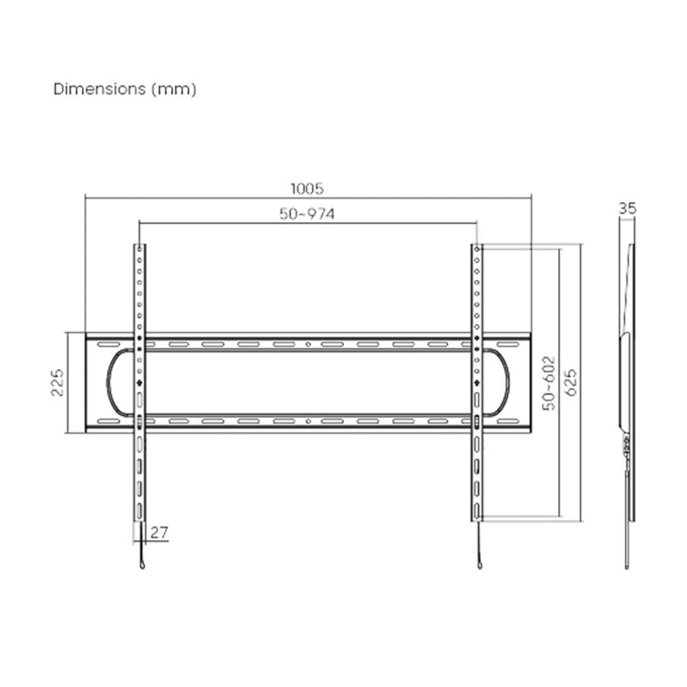 TV Mount TM Electron 60"-120" 120 kg