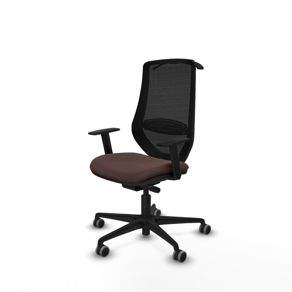 Chaise de Bureau Mardos traslack Piqueras y Crespo D036G0H Noir Brun foncé