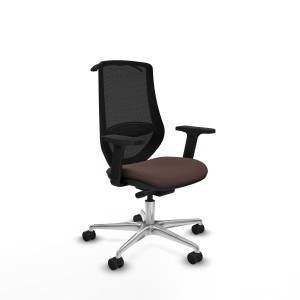 Bürostuhl Mardos traslack Piqueras y Crespo D086N0H Schwarz Dunkelbraun