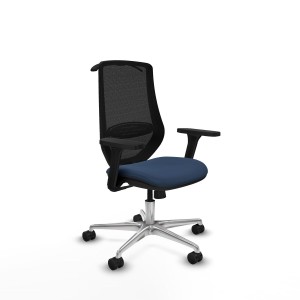Chaise de Bureau Mardos Piqueras y Crespo D086N0H Blue marine