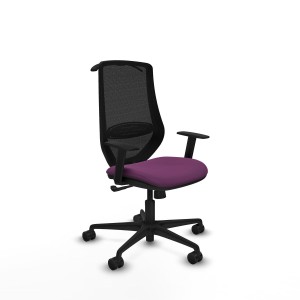 Chaise de Bureau Mardos Piqueras y Crespo D036N0H Violet