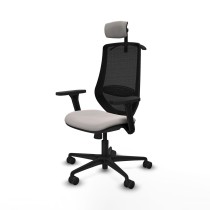 Chaise de Bureau avec Appui-tête Mardos Piqueras y Crespo D036N2H Blanc