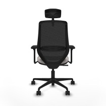 Chaise de Bureau avec Appui-tête Mardos Piqueras y Crespo D036N2H Blanc