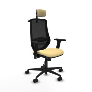 Bürostuhl mit Kopfstütze Mardos Piqueras y Crespo D036N2H Creme