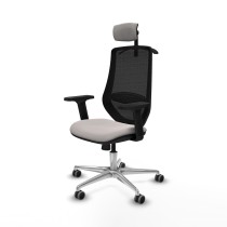 Chaise de Bureau avec Appui-tête Mardos Piqueras y Crespo D086G2H Blanc