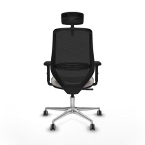 Chaise de Bureau avec Appui-tête Mardos Piqueras y Crespo D086G2H Blanc