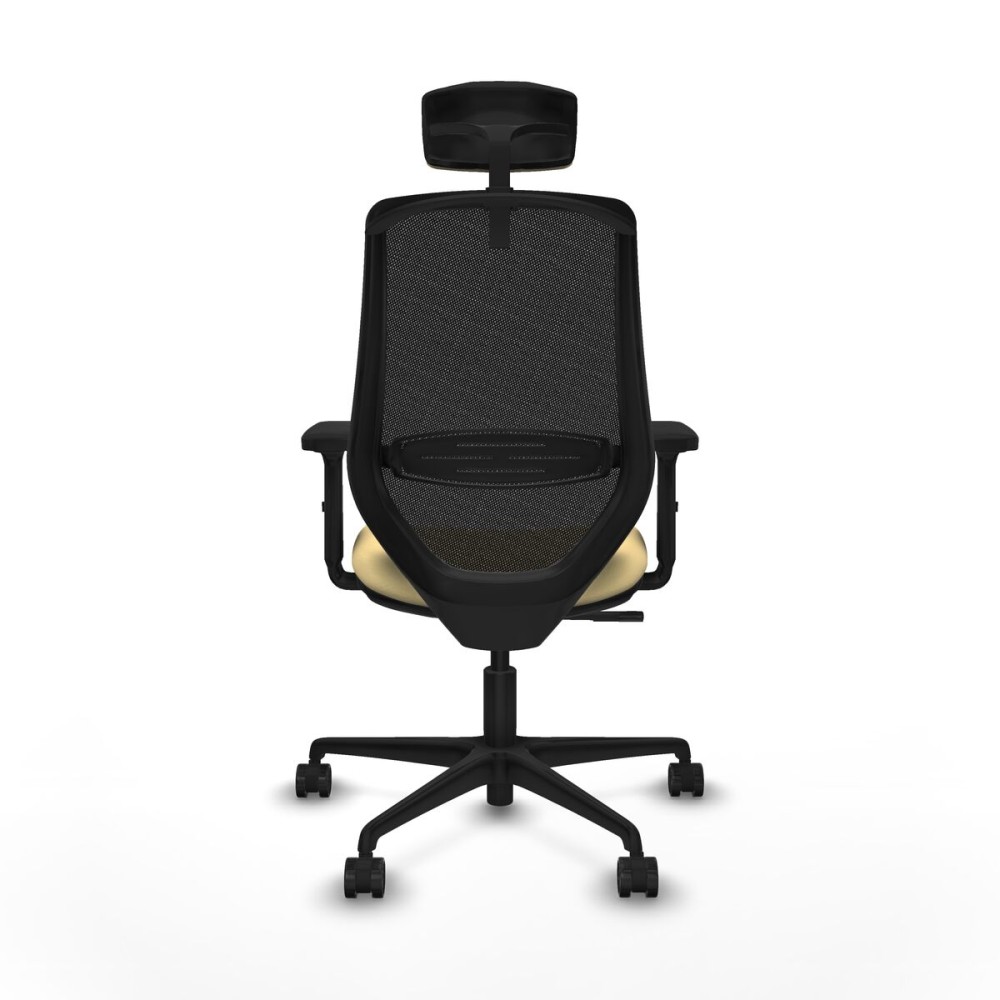 Chaise de Bureau avec Appui-tête Mardos Piqueras y Crespo D036N2H Crème