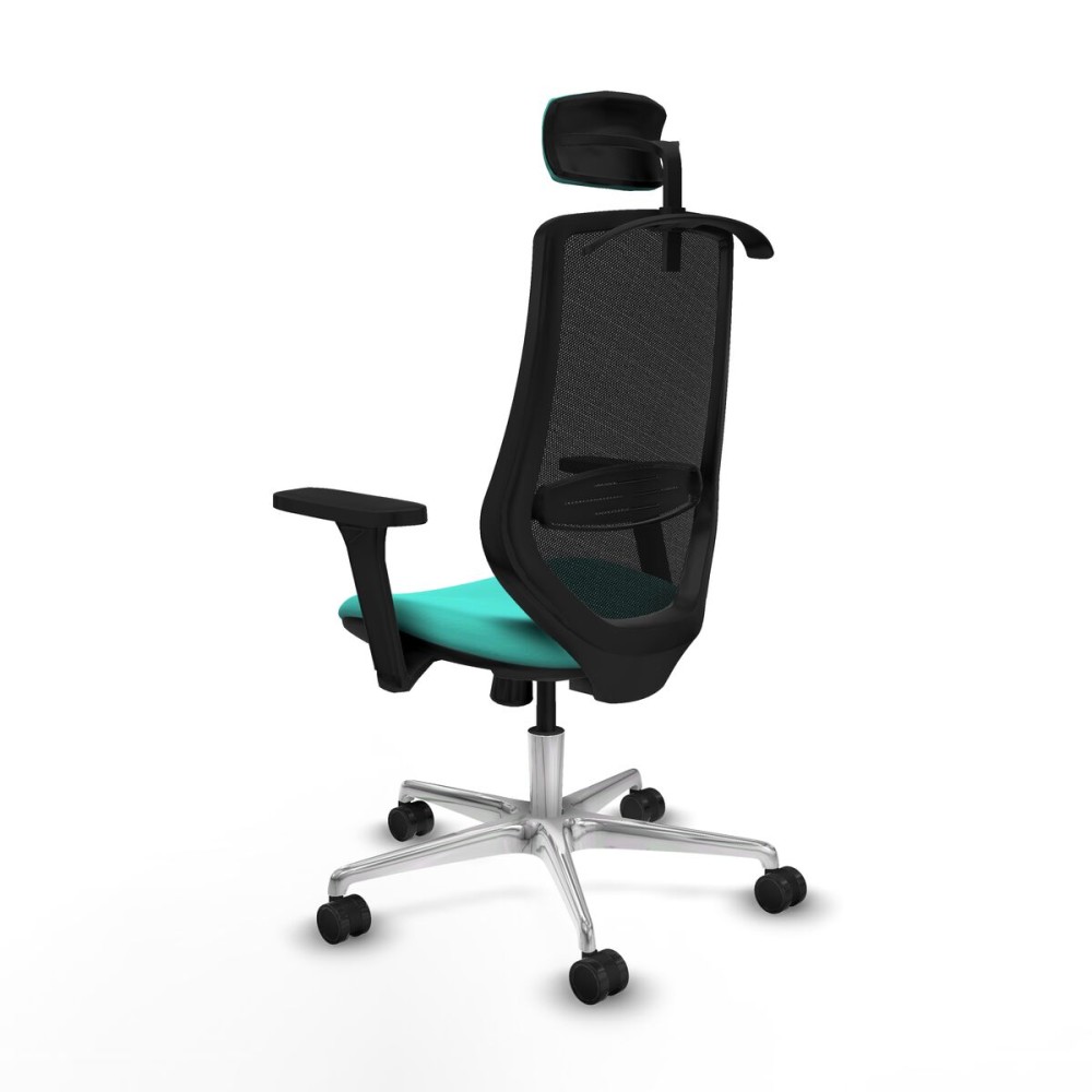 Chaise de Bureau avec Appui-tête Mardos Piqueras y Crespo D086N2H Turquoise